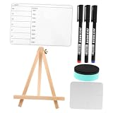 HAPINARY Kleines Whiteboard Mit Ständer Tragbar Für Schreibtisch Whiteboard Für Malen Graffiti Trockene Löschen Für Schule Zuhause