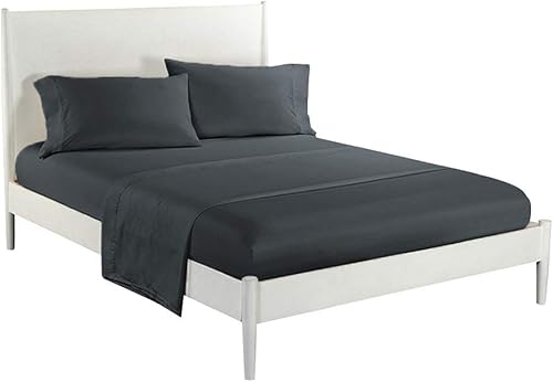 Miniatura 3 de Juego de sábanas de lujo de 4 piezas, tela de microfibra cepillada supersuave, transpirable, bolsillo profundo, fácil cuidado, resistente a las