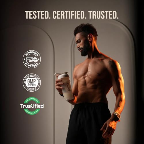 Image of FUELLED Chocolate Mocha Whey Protein Powder, 24g Protein, 5g BCAAs, (2 kg, 60 Servings), Post Workout Recovery Supplement, Gluten Free