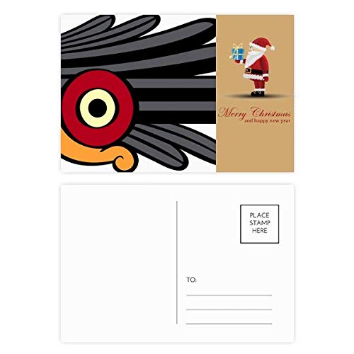 Cartes postales indiennes dessin abstrait, 20 cartes pour messages uniques