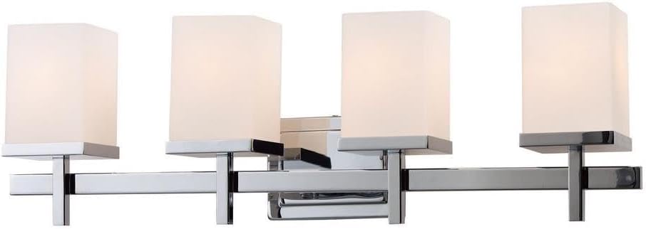 Maxim Lighting 2154SWPC Tetra-4 Light Bath Vanity-30 Inches Wide by 9 inches high, Finish Color: Polished Chrome