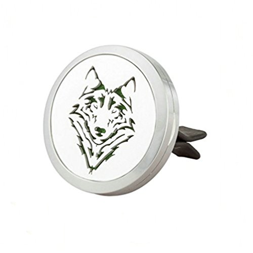 JAOYU Car Air Freshener Essential Oil Diffuser Vent Clip Car Aromatherapy Diffuser Stainless