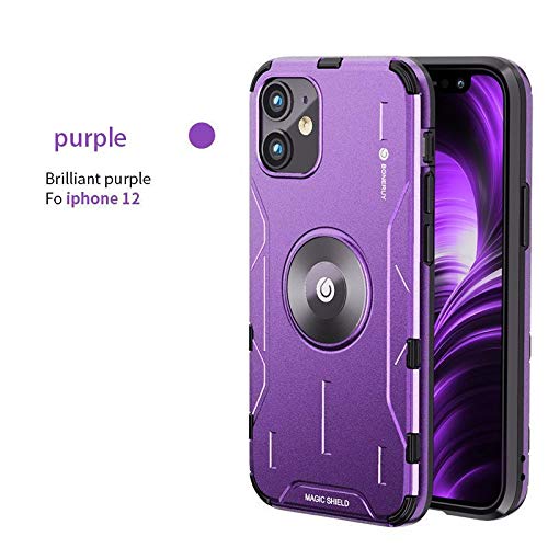 Coque iPhone 12 Pro Max en métal antichoc Li protection violette - 3