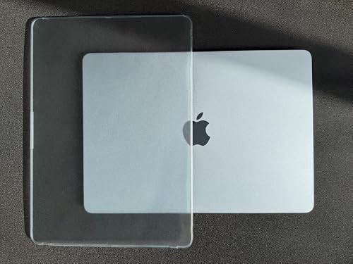 Image of Soonjet for MacBook Air 13 Inch Case M5-M2 2026-2022, SkyBlue Hard Shell | Easy to Snap On, Closes Seamlessly, Scratch Resistant, Non-Slip Pads, Includes Keyboard Cover, for A3449 A3240 A3113 A2681
