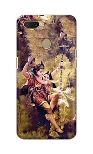 Image of Printed Hard Back Cover for Oppo A11k Back Cover (Radha Krishna Love -J1) -190724(EA)