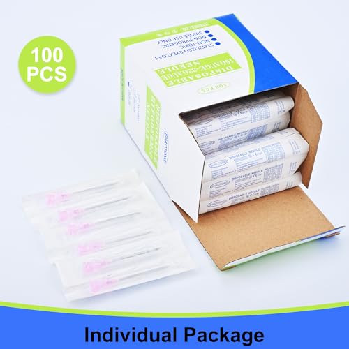 100 Pack 30 G 8mm Needle, Luer Lock Industrial Dispensing Accessories,Scientific Measuring, Refilling Inks, Individual Package - Image 5