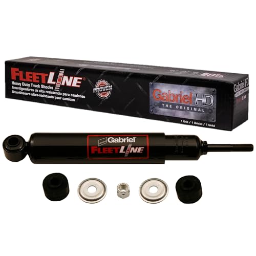 Image of Gabriel 83110 FleetLine HD Truck Rear Shocks Fits 89-05 Mack CH; 98-05 Mack CX; OEM# 57241-004, 57241004, 57241-4, 14QK-413M4, 14QK413M4, 25624341, 572414, SA3110, 83176196
