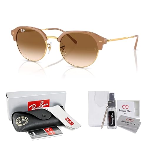 Ray-Ban RB4429 Rounded Sunglasses for Men for Women +BUNDLE with ACCESSORY EYEWEAR KIT2