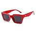 Produktbild Huhu833 Retro Millionaire Sonnenbrille Square Metal Punk Rock Hip Hop Sonnenbrille Männer Frauen (E)