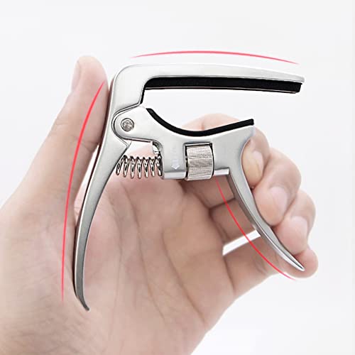 EXENXA Capo de Guitare Folk AC-30 Capo Universel de Guitare à Force réglable Capo - Les Beatles, Paul McCartney, John Lennon, RIngo Starr, George Harrison EXENXA Capo de Guitare Folk AC-30 Capo Universel de Guitare à Force réglable Capo – Image 4