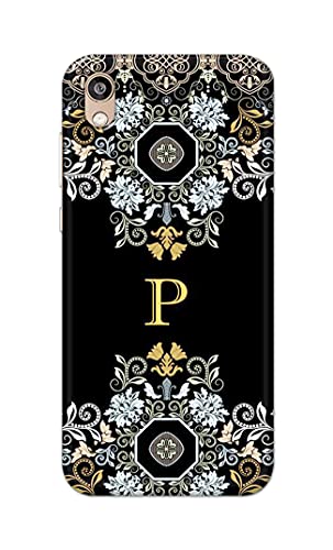 Image of Printed Hard Back Cover Case for Honor 8S | Huawei Y5 2019 Back Cover (Alphabet P) -1803