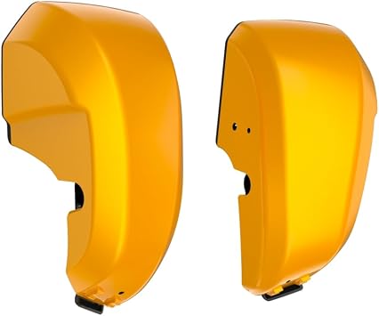 Advanblack 2024 Style Lower Fairings Fit for Harley Touring, Road King, Road Glide, Street Glide, 2014-2023 Hightail Yellow Pearl