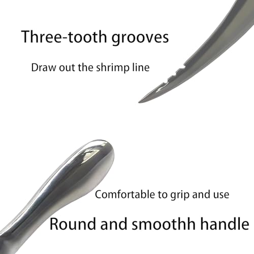 Image of 2 PCS Shrimp Deveiner Tool Shrimp Peeler,Stainless Shrimp Knife Multifunctional Shrimp Deveining Tool for Easy Shrimp Deveining (Shrimp Tools-1)