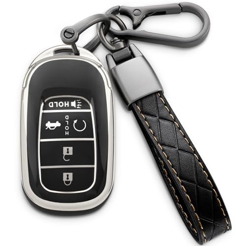 Coque de clé Honda en TPU et cuir premium pour Accord et Civic