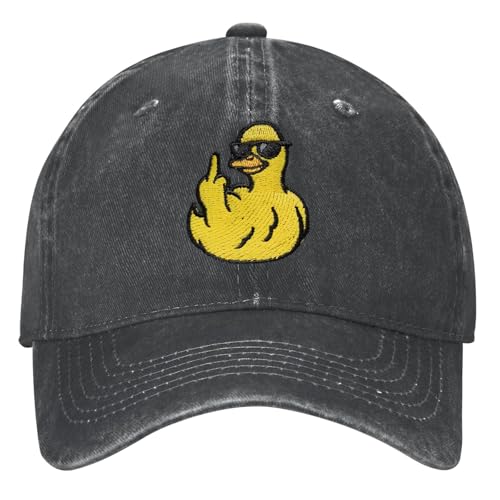 DEKIFNHG Yellow Duck Baseball Cap for Men Women Funny Adjustable Cotton Embroidered Dad Hat