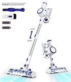 🌀【2 velocidades ajustables para una limpieza eficaz】: Aspirador sin cable ORFELD con el último motor turbo sin escobillas para una limpieza rápida y eficaz de suelos duros, suelos de madera y alfombras de pelo corto. 2 velocidades, modo turbo 23.000 Pa (15 minutos) y modo eco 8.000 Pa (40 minutos) para sus necesidades de limpieza en diferentes escenarios
