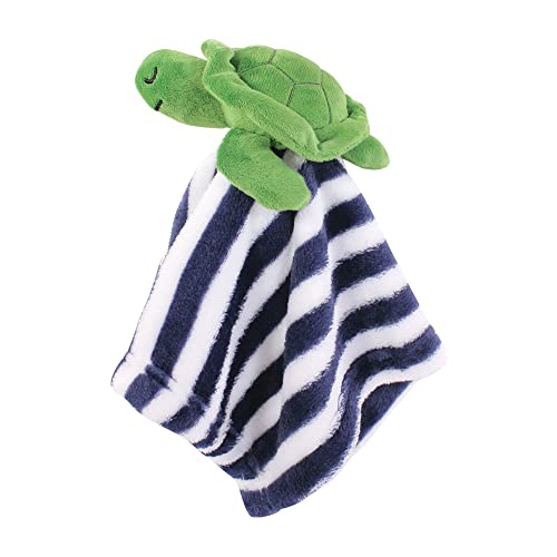 Image of Hudson Baby Unisex Baby Animal Face Security Blanket, Sea Creatures, One Size