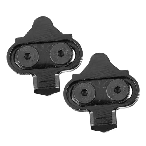 HEMOTON 1 Pair Self-Locking Bike Cleats Multi Directional Release Cleats for Power Pedals Cycling