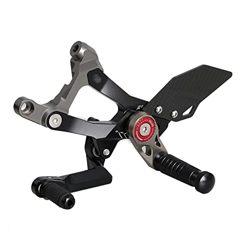 Commandes reculées carbone Panigale V4 pour session circuit et conduite sportive sur route
