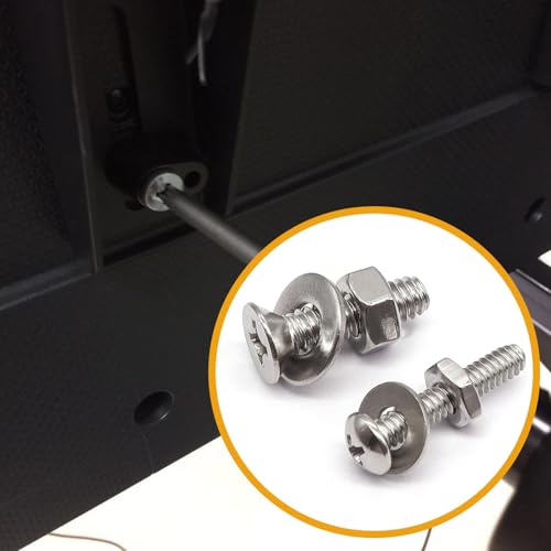 weideer 1605PCS Nuts and Bolts Assortment Kit, Stainless Steel Machine Screws,Phillips Pan Head and Flat Head Screws, Assorted with Nuts, Bolts,Washers,Portable Hand Box #4-40#6-32#8-32#10-24#1/4-20 - Image 7