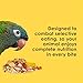 Kaytee Fiesta Big Bites Small Parrot & Conure Food, Nutritious and Fun Blend, Supports Skin, Feather, Digestion, Brain and Heart Health, 4 pounds