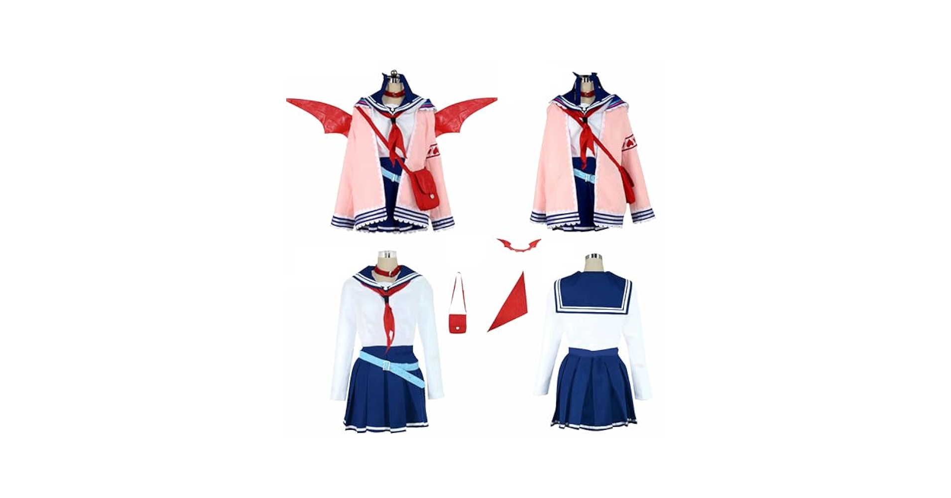 Amazon.co.jp: [青空COS]コスプレ衣装魔界ノりりむセーラー服