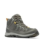 Columbia Men's Granite Trail Mid Waterproof, Dark Grey/Raw Honey, 10.5