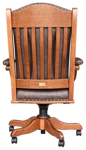 Image of Best Black Classic Leatherette Wooden Direcotor Executive Office Chair | Armrest and Revolving Chair | Wooden Chair | Wooden Base Chairs (111012154)