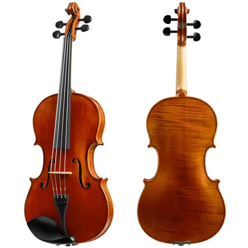 [Upgraded Version] Advanced Carlo Lamberti Solid Wood Symphony Violin 4/4