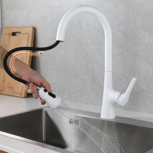 Robinet de cuisine gris mitigeur douchette orientable avec eau chaude froide - 4