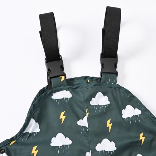 Toddler Boys Girls Waterproof Rain Bib Kids Suspender Rain Pants Dirty Proof Windbreak Insulated Overalls Outdoor4