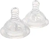 Bico de Silicone p/Mamadeira c/Alça Grande, 2 Pçs, Plasútil