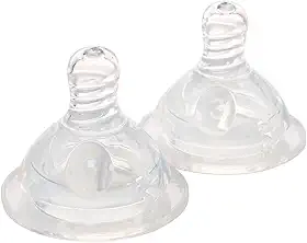 Bico de Silicone p/Mamadeira c/Alça Grande, 2 Pçs, Plasútil