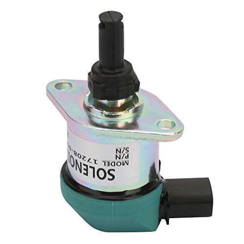 Solénoïde d'excavatrice 12V 17208-60016 pour kit de remplacement d'arrêt moteur