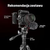 SMALLRIG Uchwyt L do Canon do EOS R5 Mark II, poziome i pionowe zdjęcia, płytka w kształcie litery L z otworami gwintowanymi 1/4"-20 wbudowana płytka szybkiego zwalniania do aparatów Arca-Type - 4983