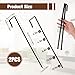 CHICWIN 2 Pcs Over The Door Mirror Hanger, 13.6