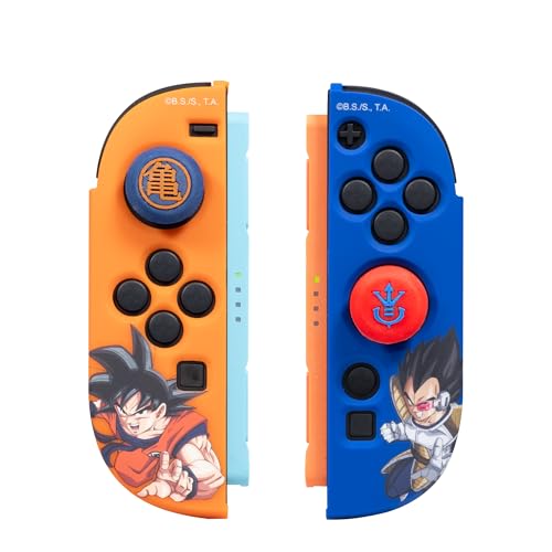 Blade – Fundas Protectoras Nintendo Switch 2, Dragon Ball, Carcasas Rígidas + Grips, Licencia Oficial, Protección y Customización, Compatible Consola Switch 2