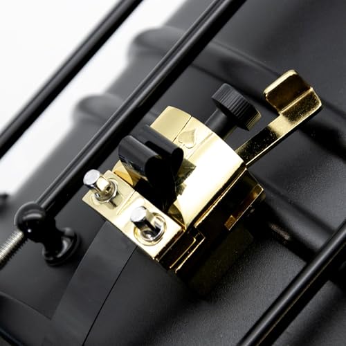 Beatello 14\" x 8\" Deep Shell Snare Drum, Carbon Steel Snare with 12-Vent Airflow System, Professional Low-Frequency Sonic Cannon for Rock, Metal and Hip-Hop, 12-Point Heavy Duty Lugs (Black Steel)
