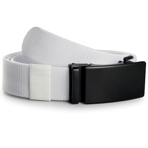Men's Ratchet Golf Belt, Utility Nylon Web Tactical Belt Waist, Adjustable Trim to Fit Belt Outdoor2