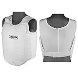 GINGPAI Karate Chest Guard (1pc), WKF Approved Karate MMA Chest Protective Gear Guard,Taekwondo Boxi