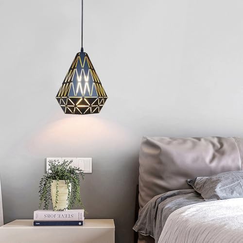 Lampe suspendue nordique diamant E27 pour optimiser l'éclairage tamisé - 6