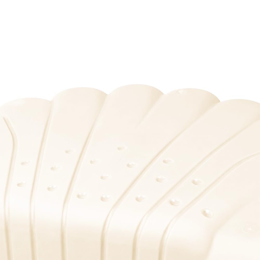 Ondis24 Coquillage en plastique pour bac à sable avec couvercle, 2 pièces (Beige pastel, 87)