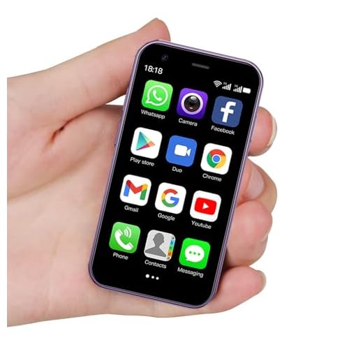 Cutwif Mini Smartphone, Mini Phone Unlocked Cell Phone 3.0 Inch Android 3G Small Mobile Child Phone Quad Core 2G+16G 5.0MP Dual SIM High Definition (Lilac)