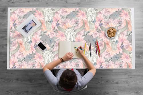 Couverture de bureau vinyle PVC 120x60 cm tapis protection surfaces imperméable
