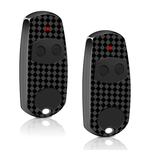 2PCS 433.92 MHz Telecommande Portail Came, Télécommande Portail 2 Canaux compatible avec de porte et de Garage Top432EV/432/432EE/432A /432M/432S T432/CAME...