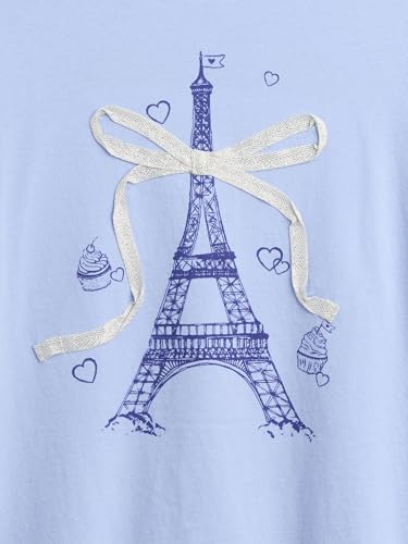 Image of Gap Girls' Long Sleeve Elevated Graphic