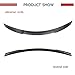 W205 Carbon Fiber Rear Trunk Spoiler for Mercedes Benz W205 2015-2021 C Class C180 C200 C250 C300 C350 C43 C63 AMG Sedan Rear Trunk Lip Spoiler Deck Lip Boot Wing (Style B)