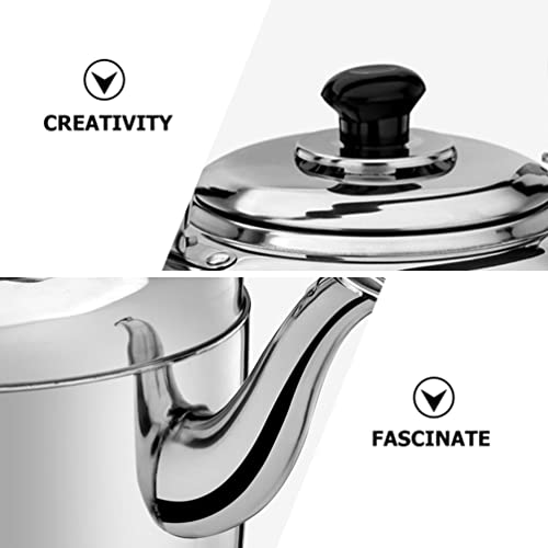 UPKOCH Stove Top Kettle 4L Stainless Steel Teapot - Image 2