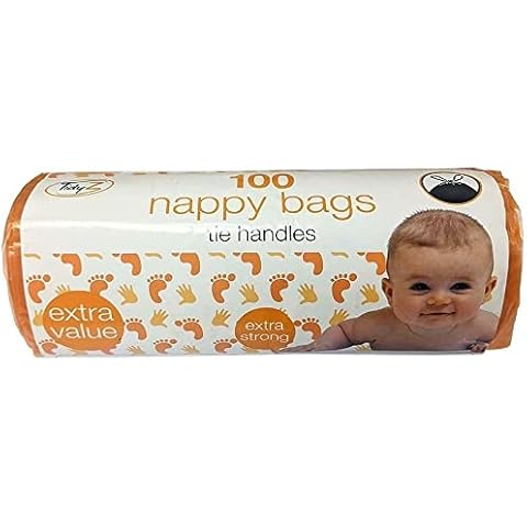 TidyZ 100 Extra Large Nappy Disposal Bags Cover