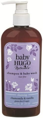 Baby Hugo Naturals Cleansing Shampoo & Baby Wash, Shea Butter & Chamomile 8 oz (236 ml)